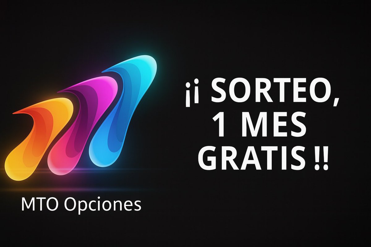 MtoOpciones's tweet image. 🚨SORTEO 1 MES GRATIS !!

En MTO cumplimos 1 mes, y que mejor celebración que sortear 1 mes de suscripción 🎁

Aplica tanto si deseas conocernos como si ya estás DENTRO de la familia

Participa con:
Like ❤️
Retuit 🔄
Síguenos 👥 
… y comenta: SORTEO

Ganador por aquí -&amp;gt; 07/12
.