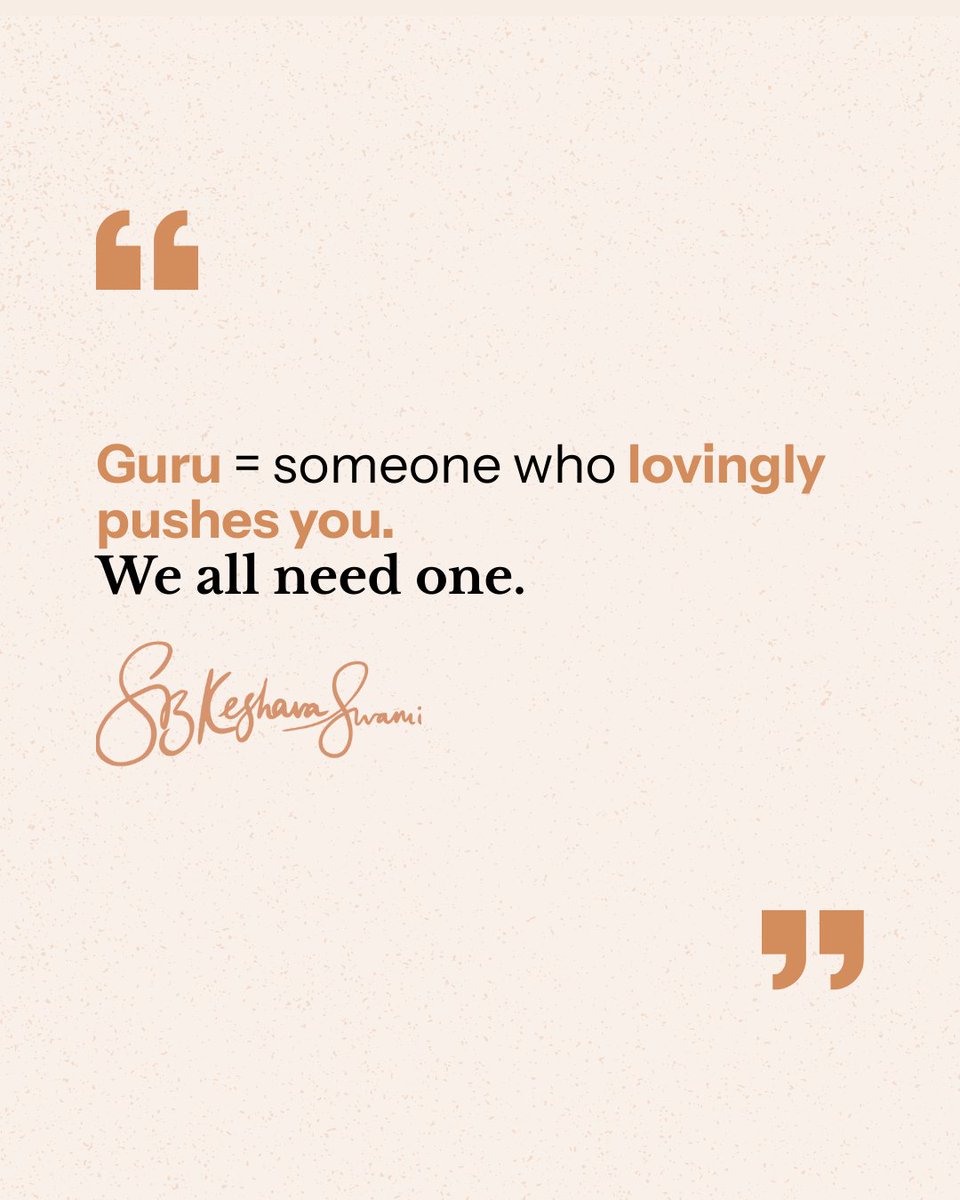 KeshavaSwami's tweet image. Do you agree?

#growth #process #KeshavaSwami #SBKS #WisdomThatBreathes