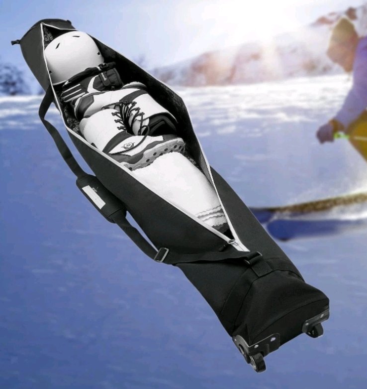 These roller ski bags are so large, and  they make moving the bodies much easier!