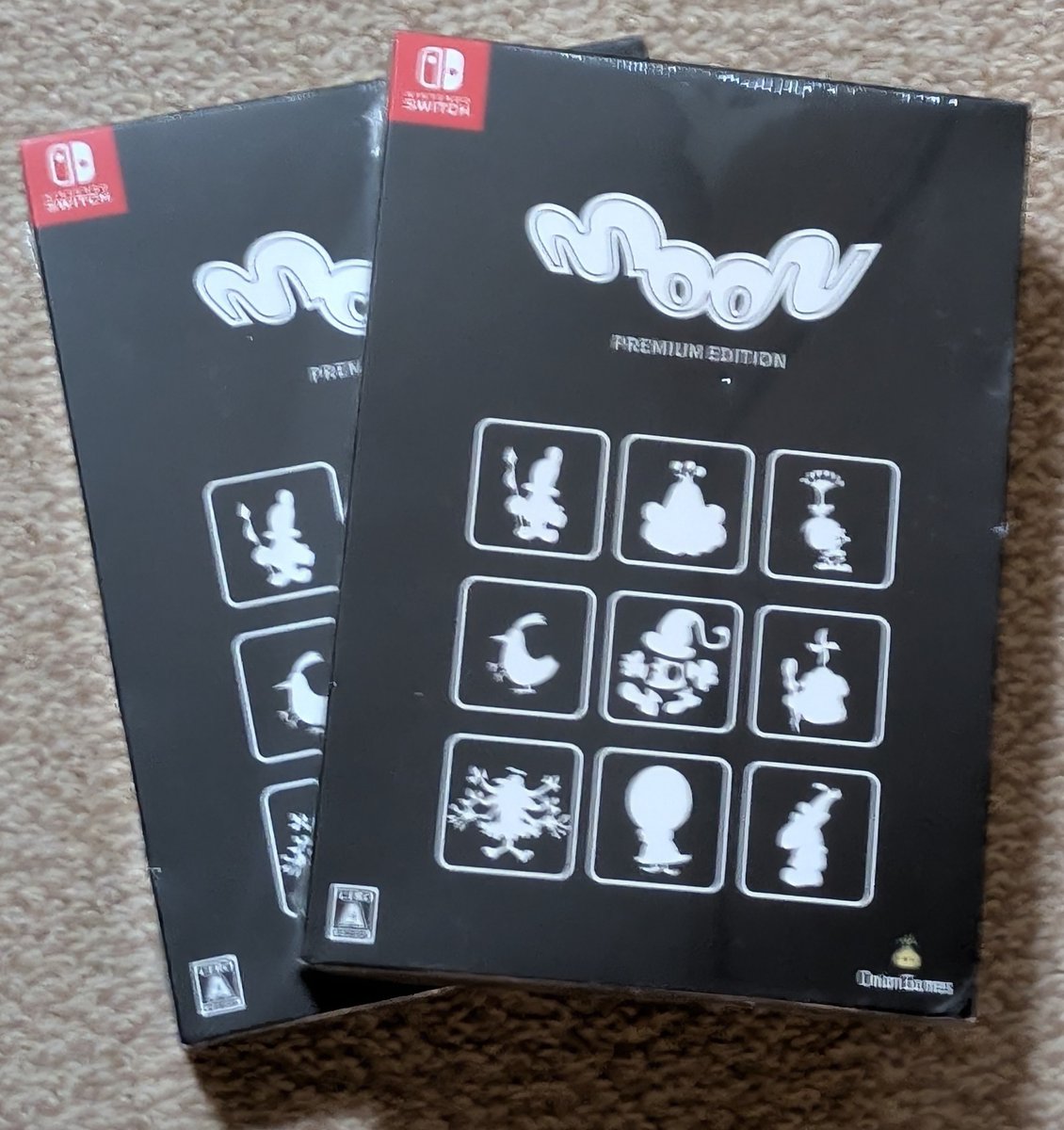部屋の掃除してたら、Switch版のmoonのプレミアムエディション(未開封