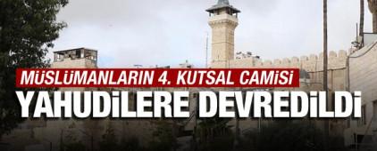 Harem-i İbrahim Camii Yahudilere devredildi! İsrail'den bir başka ihlal daha

İsrail’in işgal altındaki Batı Şeria’nın güneyindeki El Halil kentinde bulunan Harem-i İbrahim Camisi'nin idare ve denetim yetkileri, El Halil Belediyesi’nden alıp yasa dışı Yahudi yerleşim birimine