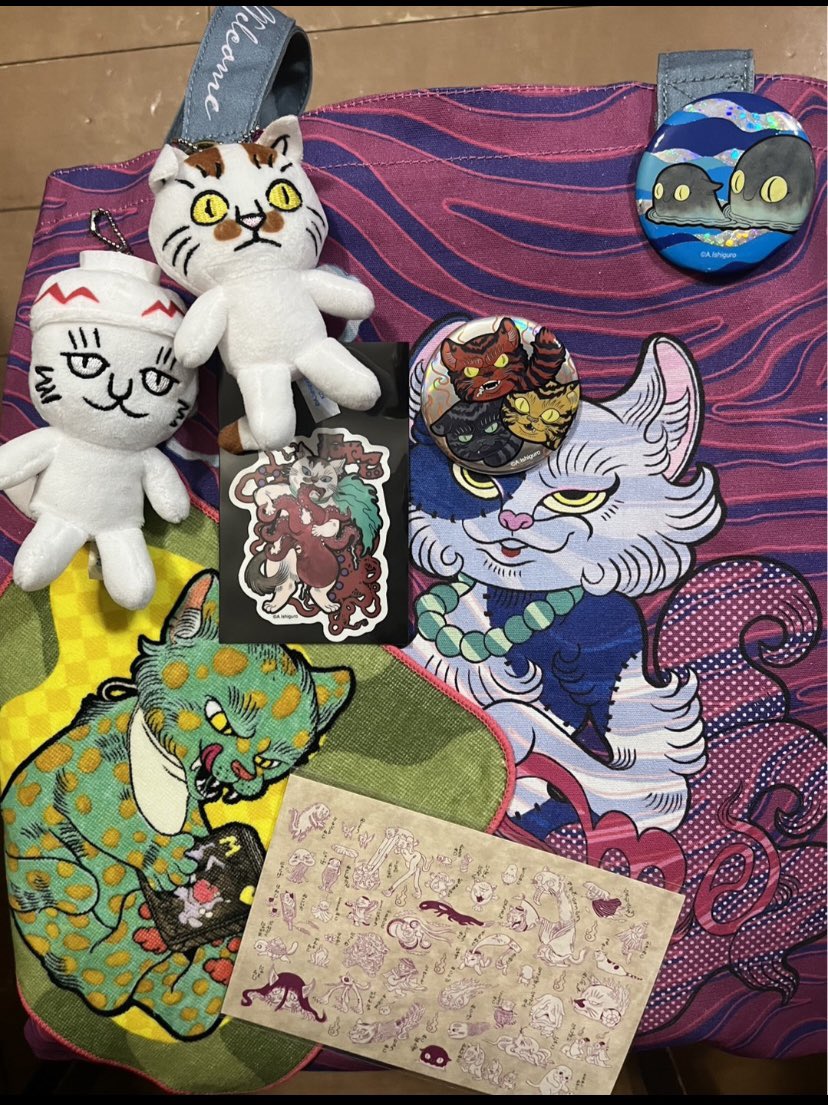 石黒亜矢子「ばけねこだらけPOP UP SHOP」行って来た😊 たくさんの来場