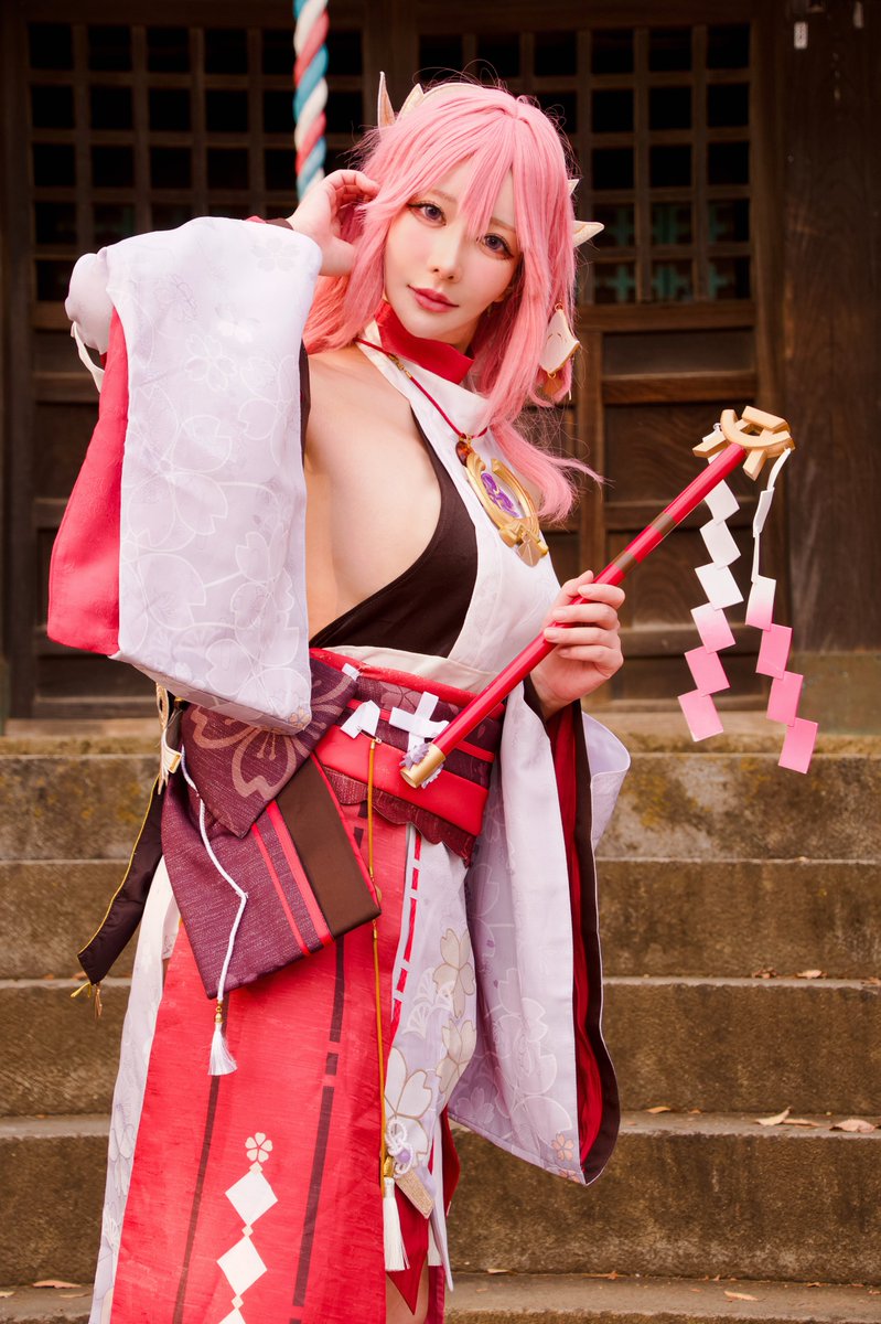 KounoIbuki2's tweet image. 原神：八重神子

「妾は鳴神大社の宮司。此度参ったのは、大社の勅令により汝の一挙一動を見定めるためじゃ」

Model:持岡もちもち本願寺さん（@3rd_kafkaf）

#野田コス #野田市コスプレフェス
