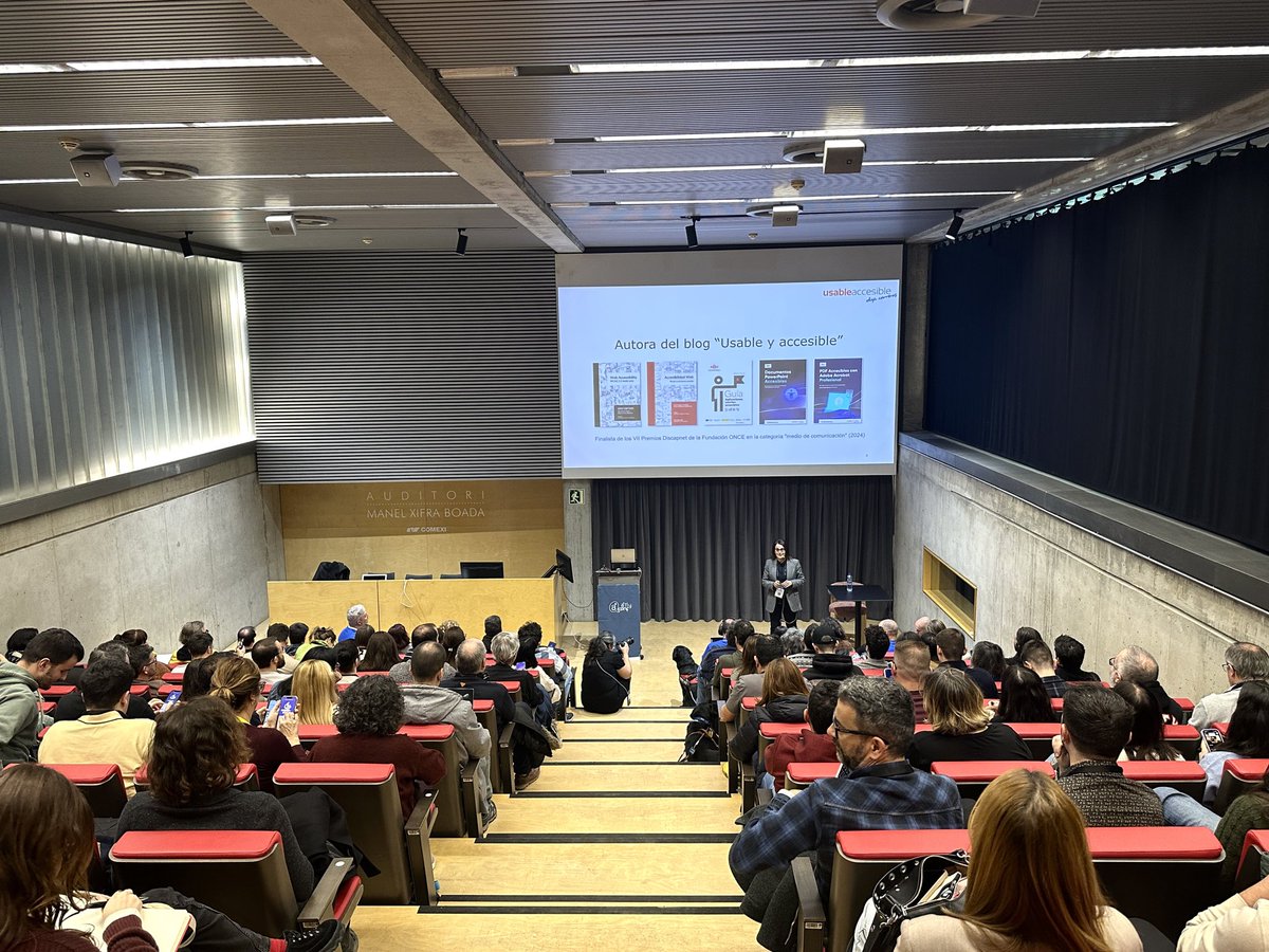 a11y_conf's tweet photo. La European Accessibility Act trae cambios clave. Olga Carreras explica qué implica y cómo aplicarla de forma clara. Imprescindible para equipos digitales.

#a11yConf2025 #a11yConf #a11y #accesibilidad https://t.co/dHHV1RWlnM