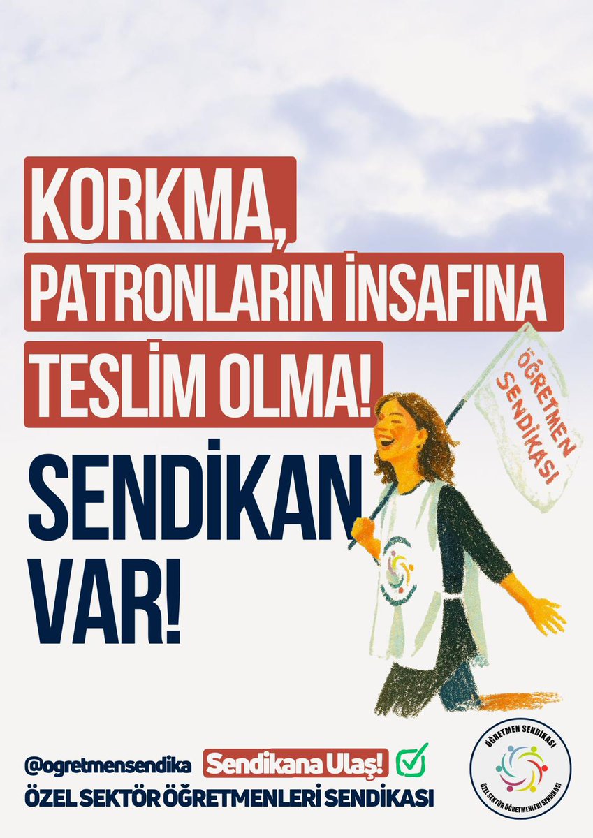 Yokken var olan bir sendikal hatta binlerce öğretmen katıldı. En küçük hakların bile üstüne çökmüş patron cephesini çoğu yerde püskürten atılganlık, mücadele azmini sendikasına armağan eden yüzlerce insanla başka haklara koştu. 

Büyük bir güce ulaşabiliriz. İzleme... Güç ver!