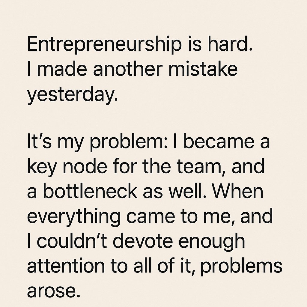 0xDaoo's tweet photo. One mistake I made during my starup. #mistake #aitoearn https://t.co/QEjffiCL2G
