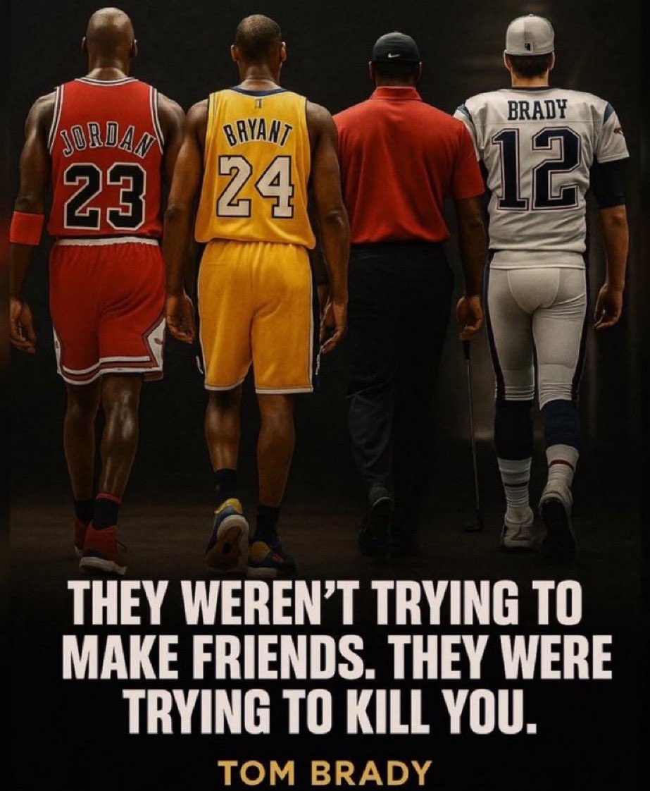 8_24Mamba4Ever's tweet image. “Jordan was not smiling. Kobe was not smiling. Tiger was not smiling. They were not trying to make friends. They were trying to kill you. I respected Peyton Manning more than anyone but I had dinner with him maybe twice in 23 years. You cannot dominate the competition and hang…