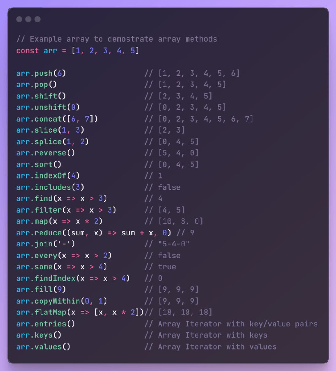 csaba_kissi's tweet image. JavaScript array methods