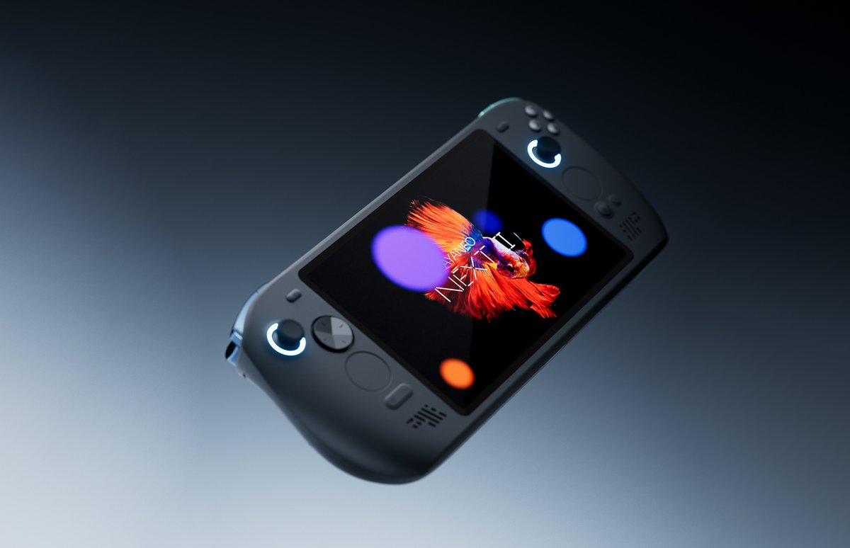 AYANEO__'s tweet image. AYANEO NEXT II 
A new-gen flagship Windows handheld built for the future 🔥
Custom 9&quot; OLED native landscape display 
2400 × 1504 ultra-clear resolution with a 165Hz high refresh rate 
Floating 8-way D-pad &amp;amp; dual intelligent touchpads Dual-mode trigger locks &amp;amp; dual rear buttons 🎮
