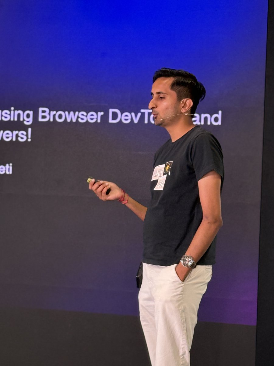 upfront91's tweet image. Building best-in-class apps, faster — using Browser DevTools and its super-powers” with @namans_26  is live now. Learn hidden DevTools workflows to debug quicker, tune performance, and ship polished experiences confidently. #DevTools #Upfront91