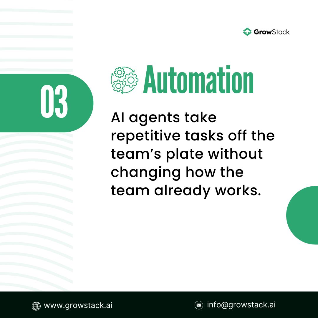 Growstackai's tweet image. Marketing, sales, and automation feel stronger when they work from one place ⚡
Teams move from capture to follow-up without shifting between screens
One straight path from lead to conversion.

Try growstack.ai 

#UnifiedGrowth #MarketingAndSales #AutomationTools