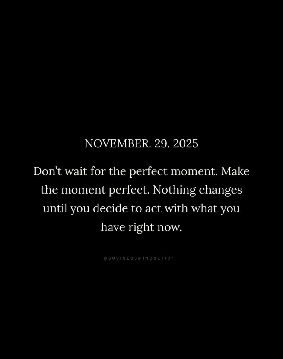 Nothing happens unless you make it happen.