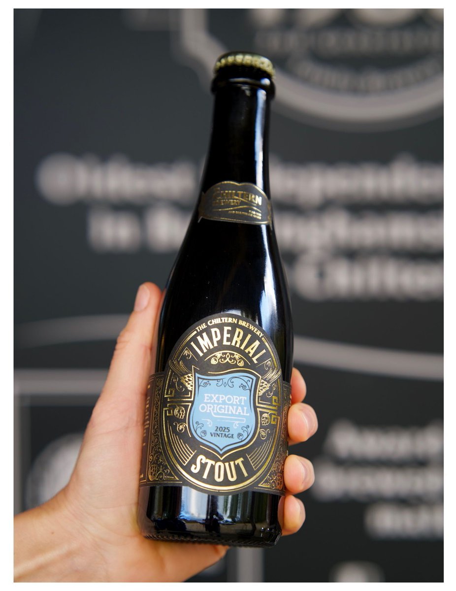 ChilternBrewery's tweet image. 🍺 Our 45th Anniversary Export Original Imperial Stout is selling fast.
Rich, full-bodied &amp;amp; brewed with five grains + Fuggles hops.
Last bottles in the Brewery Shop &amp;amp; online.
#TheChilternBrewery #ImperialStout #SmallBatch