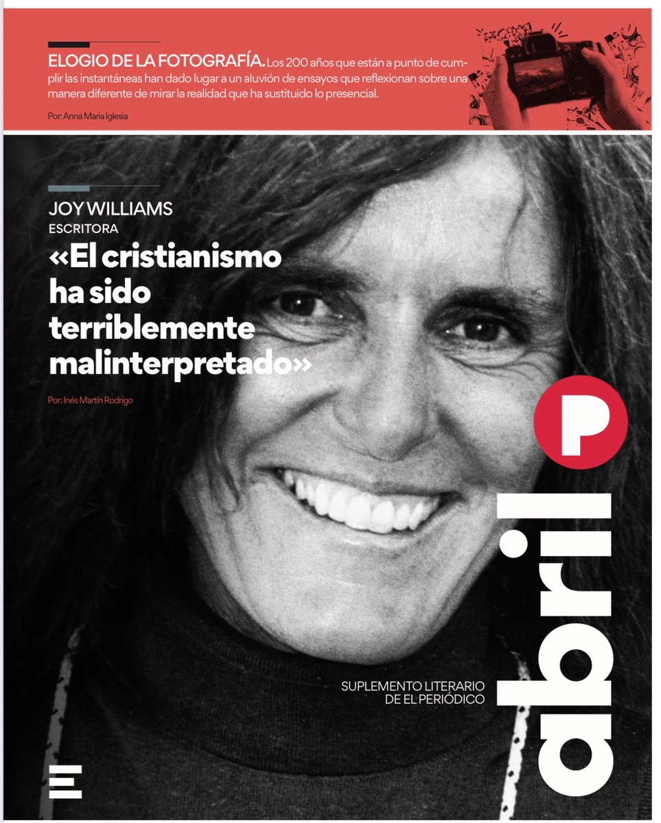 📚La última de noviembre es #Abril. Entrevista de <a href="/imartinrodrigo/">Inés Martín Rodrigo</a> a Joy Williams. Los libros sobre fotografía están de moda de <a href="/AnnaMIglesia/">anna maria iglesia</a>. Tribunas de <a href="/Lorenagdiaz/">Lorena G. Díaz</a> y <a href="/Berta_gomez/">Berta Gómez Santo Tomás</a>. El perfil a Mercè Romero por <a href="/Carmenlopezalv/">Carmen López Álvarez</a>. Escribe de su libro <a href="/Emilio_Silva_/">Emilio Silva Barrera 📒</a>📚