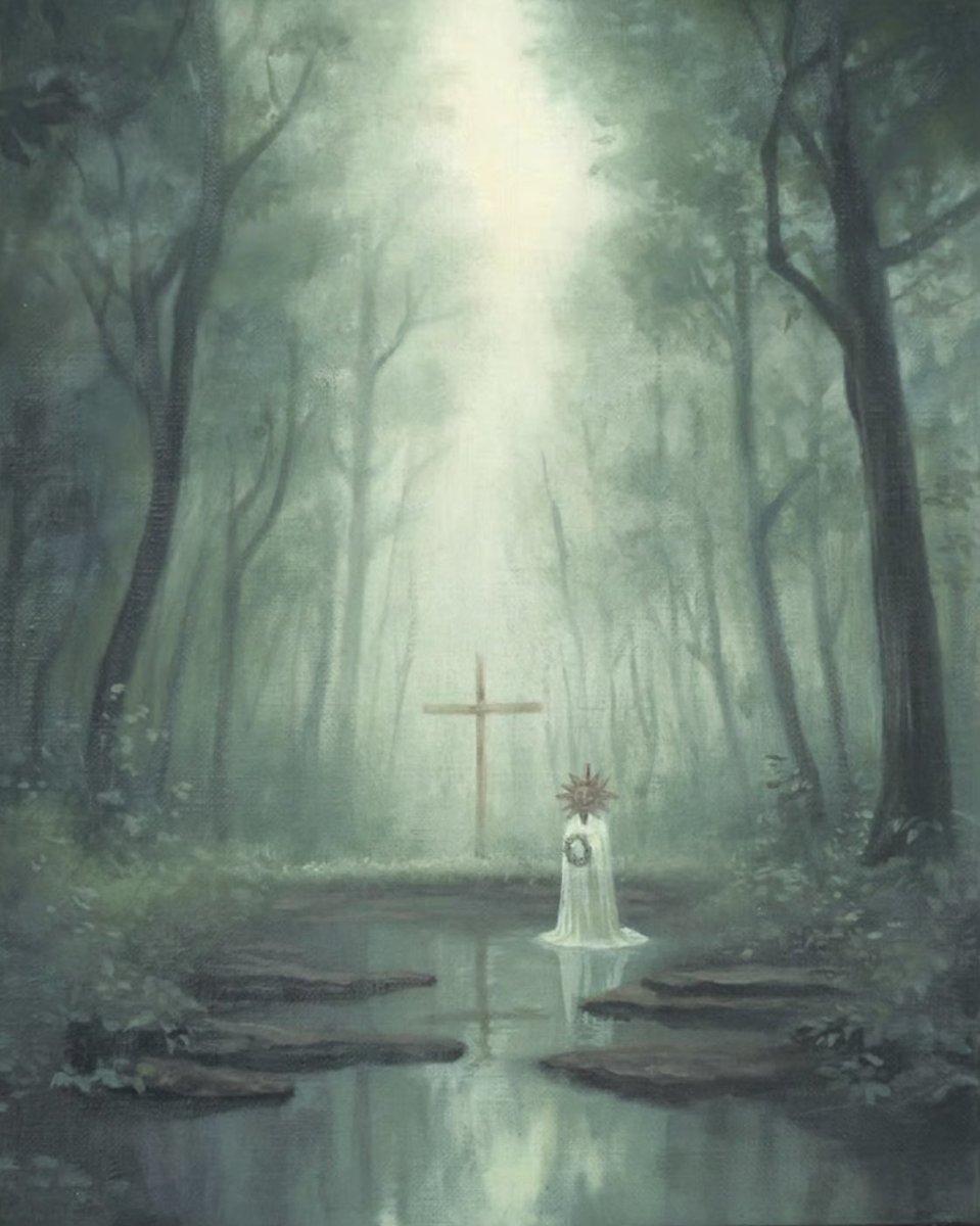 kokesipiro's tweet image. 「Wait quietly」 F3号 油絵

-この場所に呼ばれた気がした-
そうやって訪れる場所には、見えない何かの歓迎が待っているかもしれないと思った。

 #oilpaint #oilpainting #art #油絵 #靖山画廊 #個展 #gallery