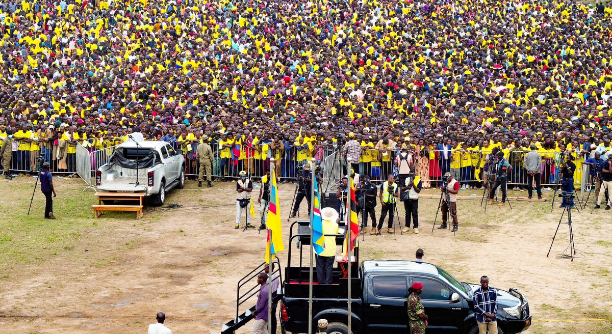 President <a href="/KagutaMuseveni/">Yoweri K Museveni</a> has finalised his rally in Buhweju and now heads to  Ibanda district this evening for his final day's engagement.
Here is what you need to know;

Ibanda District and Ibanda Municipal Council have 16 Sub-Counties/Town Councils, 61 Parishes and 606