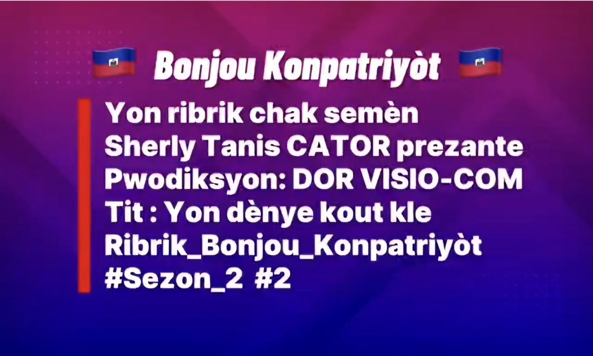 🇭🇹 Sherly Tanis CATOR ✍🏽 (@sherlytanis) on Twitter photo 