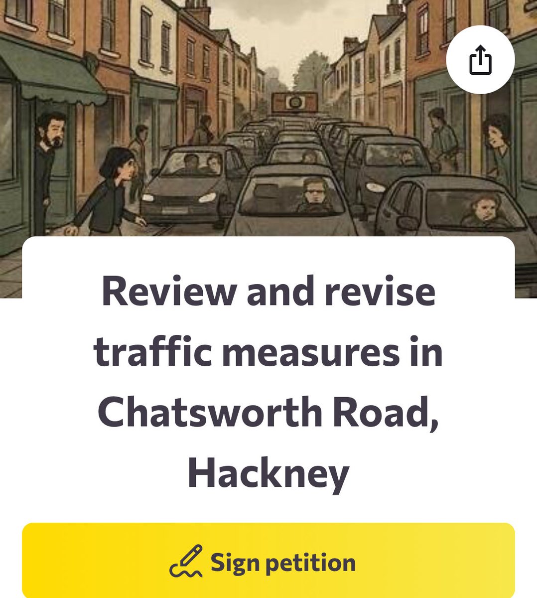 We, as a community of local residents and business owners, are deeply affected by the recent traffic calming measures implemented in the Chatsworth Road E5 area of Hackney. These measures, aimed at improving the local environment, have resulted in… change.org/p/review-and-r…
