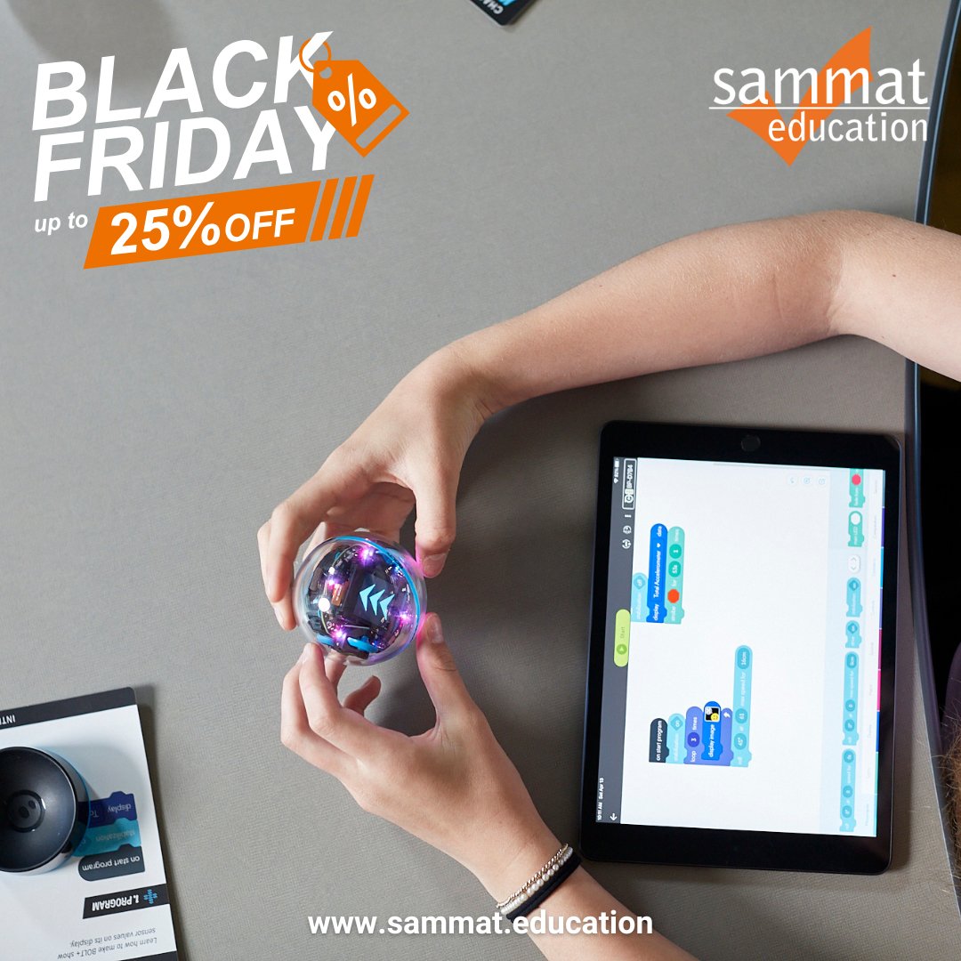 sammateducation's tweet image. Explore advanced coding with the Sphero RVR - your programmable robot for innovative classroom learning. 🤖💡 #SpheroRVR #AdvancedCoding #RoboticsEducation #InnovateTeaching

Checck it out here: sammat.education/collections/sp…