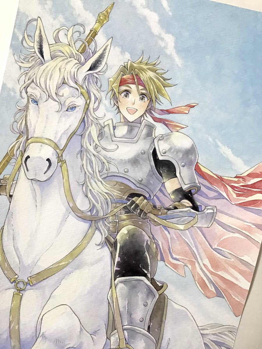 表紙絵できました！ ペガサスクレス！好きだ！