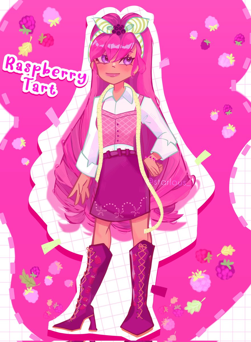 Rasp 🩷🌷🪡

#raspberrytart #strawberryshortcake #illustration