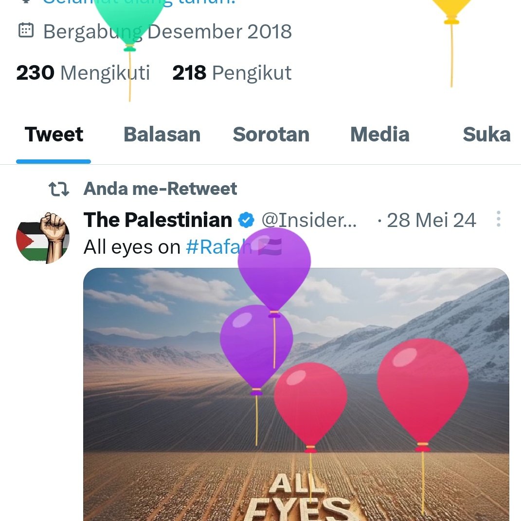 NOYZAJADEH's tweet photo. makasih bos elon balon nya 🙏 https://t.co/3wuvQCPxaJ