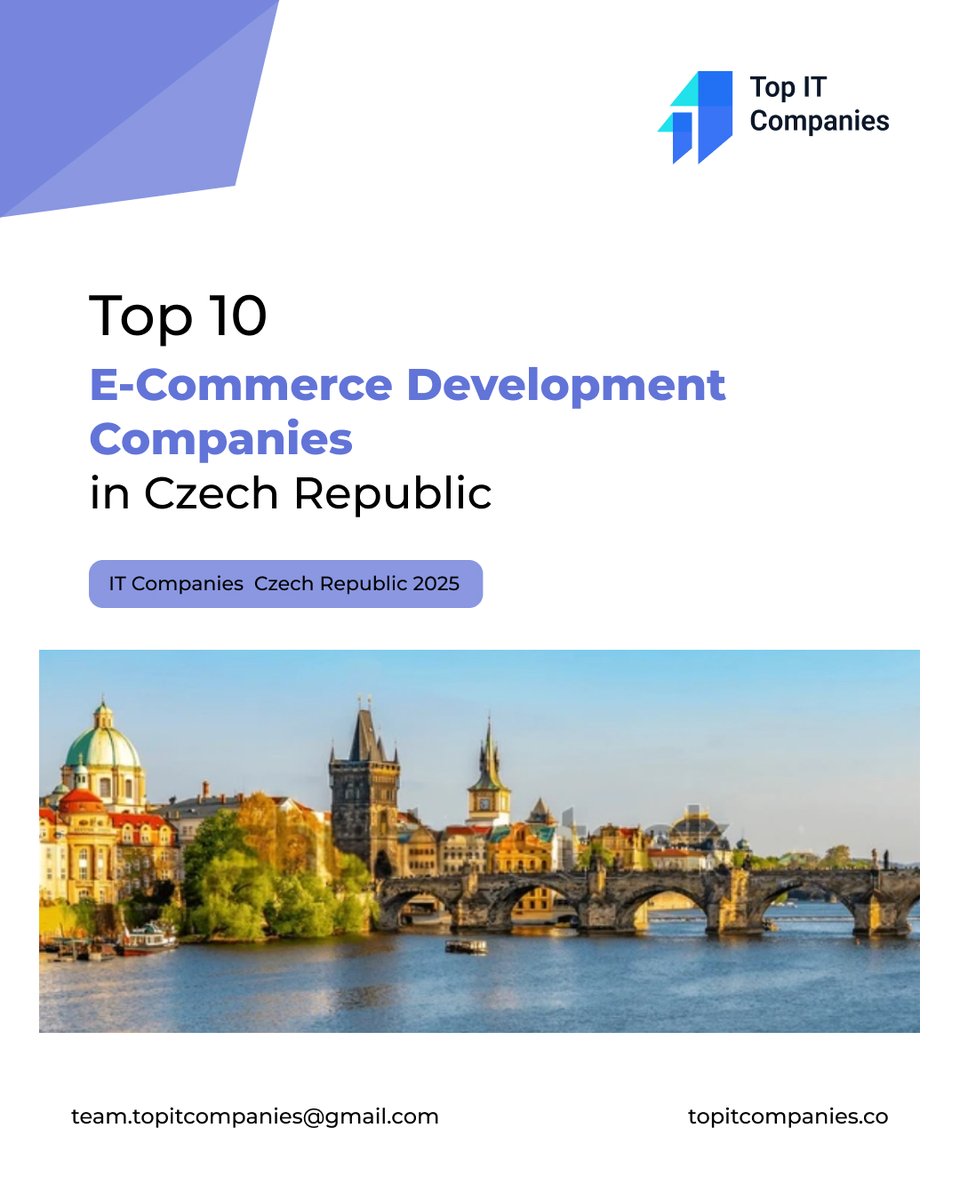 BCorse75470's tweet image. Discover the leading e-commerce development companies in the Czech Republic for 2025 — trusted, innovative, and future-ready partners for your online success

#EcommerceDevelopment #CzechRepublicIT #TopITCompanies2025 #WebDevelopmentExperts
#TechInnovationCZ #EcommerceSolutions