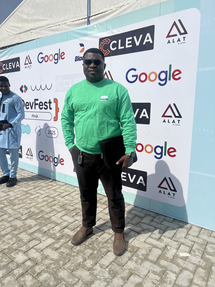 Just arrived #DevFestAbuja <a href="/gdgabuja/">GDG Abuja | #DevFestAbuja</a>