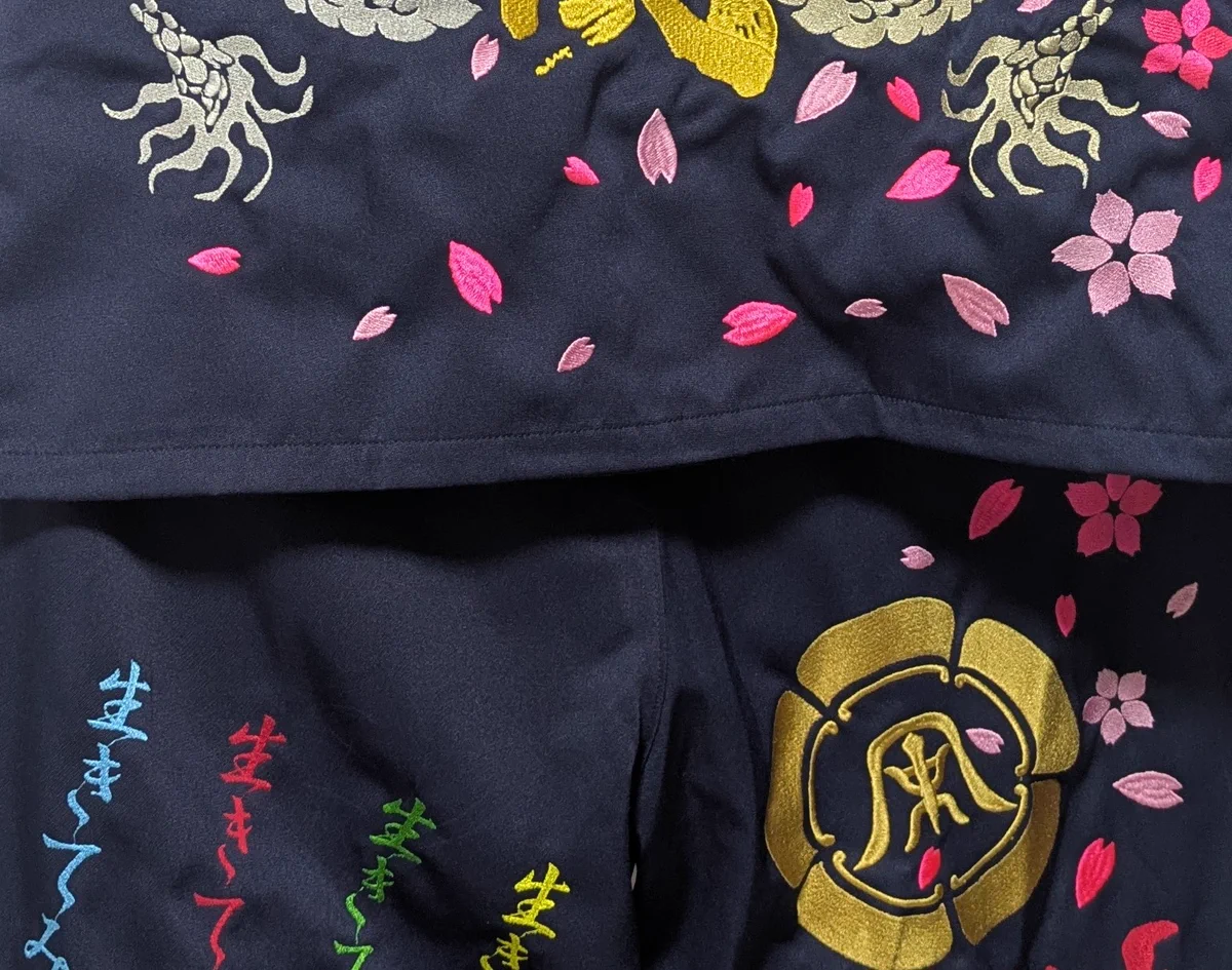 刺繍風神 湘南乃風等 刺繍屋 ニッカ 特攻服に刺繍します