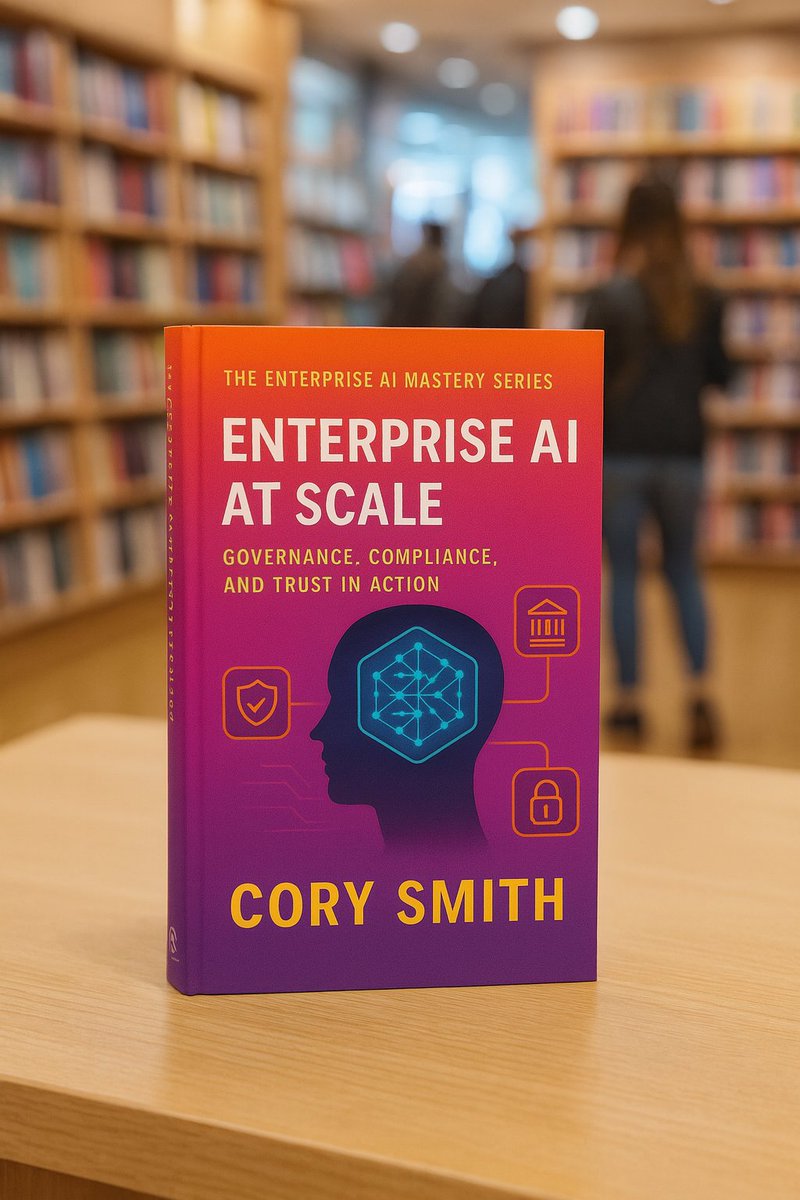 SignalCory's tweet photo. Coming Soon: The Next Chapter in the Enterprise AI Mastery Series

After an incredible response to Lean Innovation, Wired for Change, and Beautifully Human, I’m excited to share that the next book in my series is officially on the way. Stay tuned for launch date! https://t.co/DJvnQ4fOAG