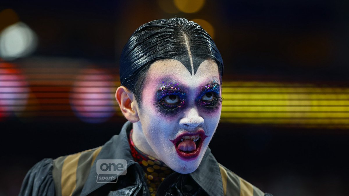 OneSportsPHL's tweet photo. KATACUTE! 👻
The UST Salinggawi Dance Troupe delivers a chilling Halloween performance at the UAAP Season 88 Cheerdance Competition! | 📸 RM Chua
#GhoUSTe #UAAPSeason88 #LegendsStartHere #StrengthInMotionHopeInAction https://t.co/tfdSAk4BI8