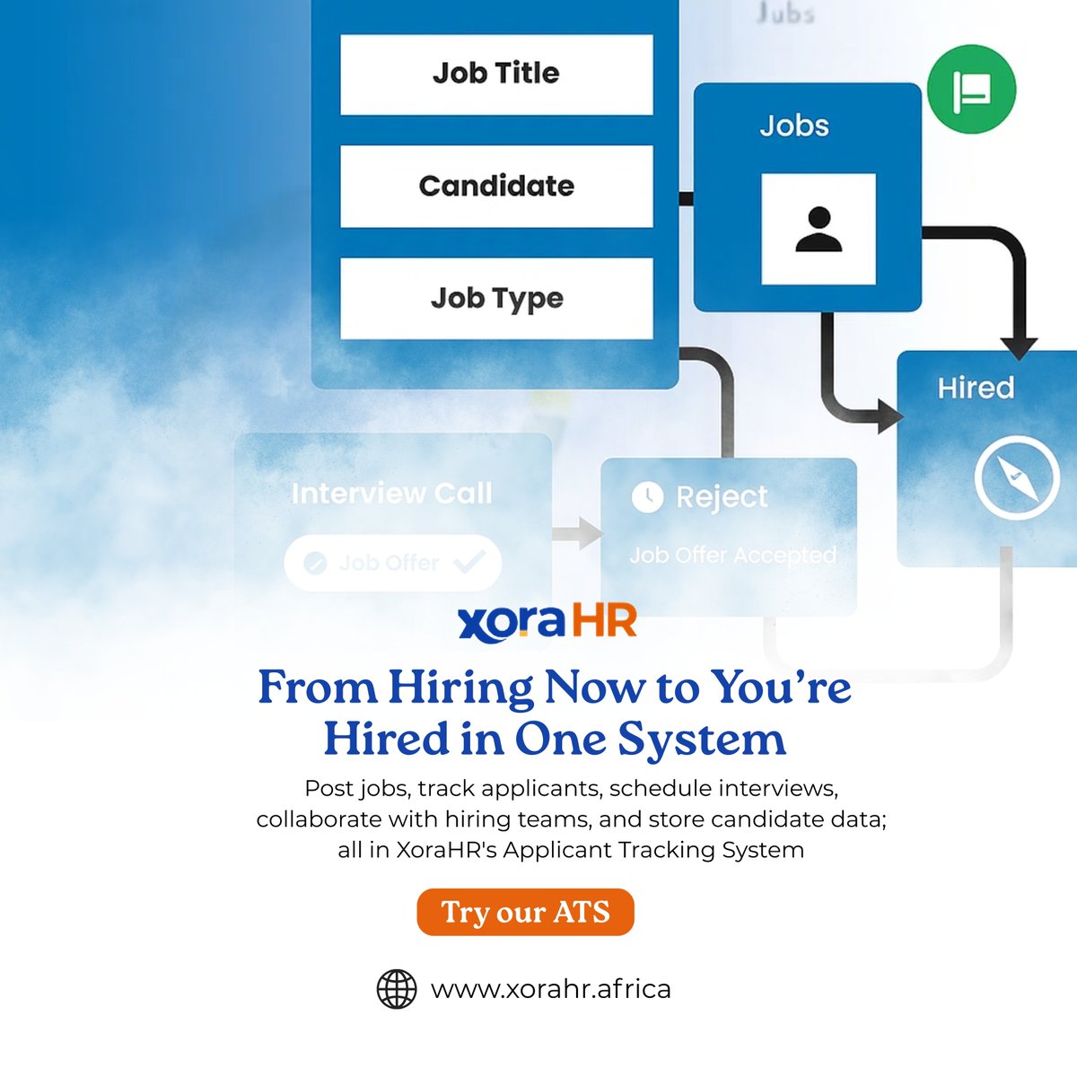 XoraHR_'s tweet image. Drowning in resumes? 

One manager uses email, another uses a notebook, HR is losing great candidates.

Fix it with one system.

Post jobs, track applicants, schedule interviews; all in XoraHR&apos;s ATS.

Try it today. 

#ATS #RecruitmentSoftware #XoraHR