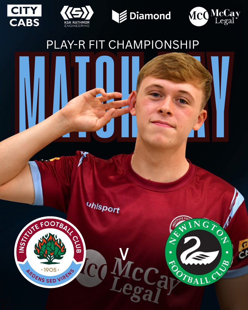 🔵⚪ MATCHDAY! ⚪🔵

Today we’re on the road at Inver Park for another big test in the NIFL Playr-Fit Championship. The lads are ready and looking to keep the momentum going!

📍 Inver Park
⏰ KO 3PM

Let’s back the boys! 💪⚽

#Stute #InstituteFC #Matchday #PlayrFitChampionship