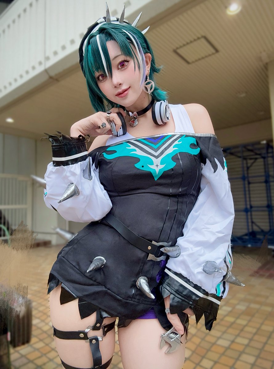 Nimomizuumi's tweet image. FG 輪堂千速ちゃんでした💚💚💚
 #アコスタ池袋  #もはやちはや