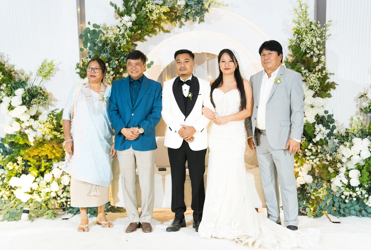 TuliramRonghang's tweet photo. It was a joy to attend two separate wedding receptions yesterday in Diphu and celebrate the love of two amazing couples. Congratulations and wishing you both all the best and a happy married life. https://t.co/EDUuyhH6Eq