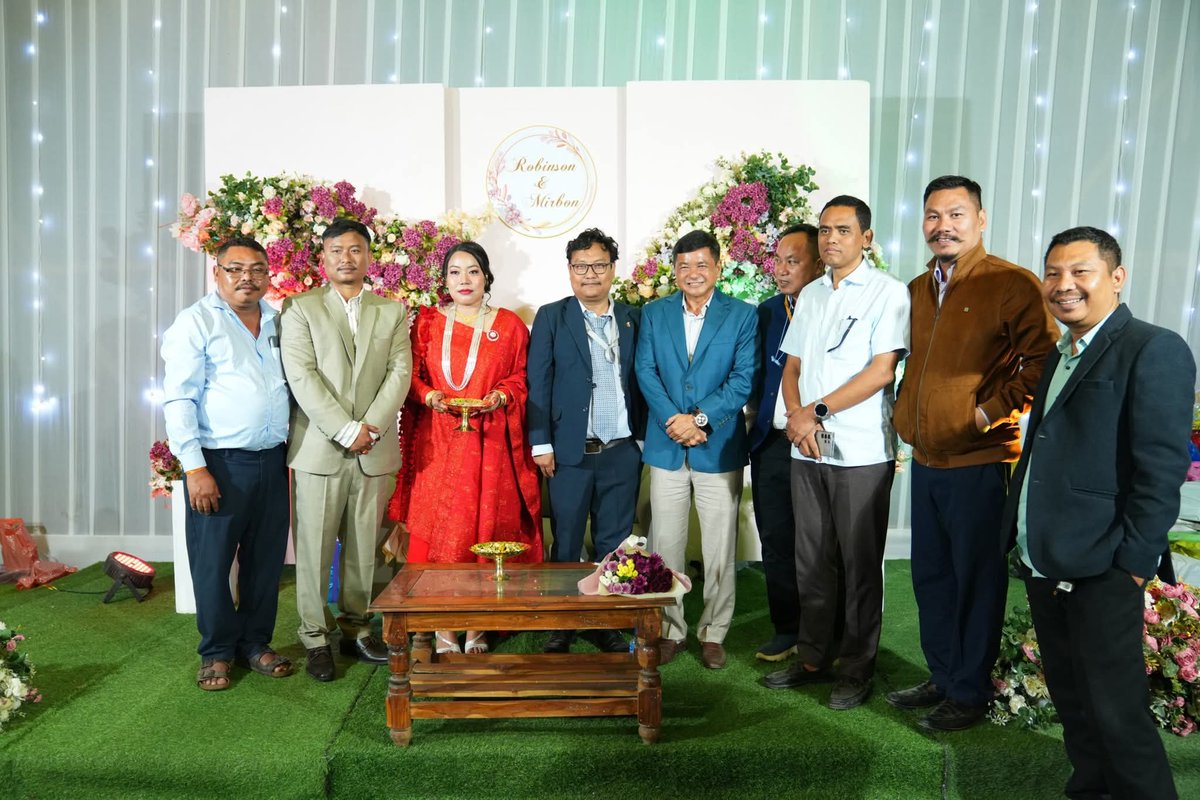TuliramRonghang's tweet photo. It was a joy to attend two separate wedding receptions yesterday in Diphu and celebrate the love of two amazing couples. Congratulations and wishing you both all the best and a happy married life. https://t.co/EDUuyhH6Eq