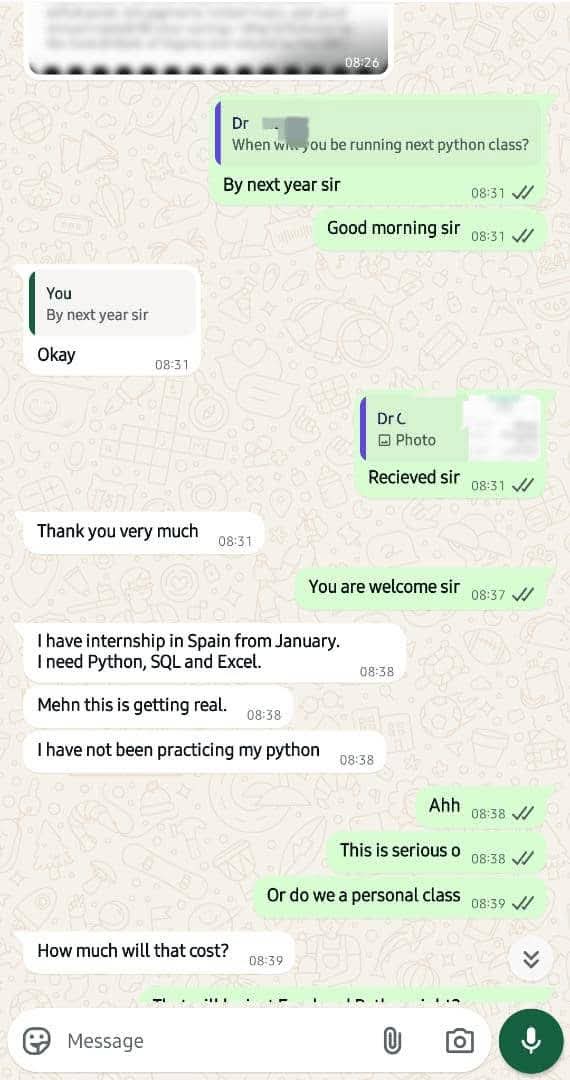 JluxAnalytics's tweet image. Just in case you do not know, we run private classes too. 

Slide in to get started.

We gat you covered.😎☝️✅

#privatetraining
#dataanalysis
#graphicdesign
#jluxacademy