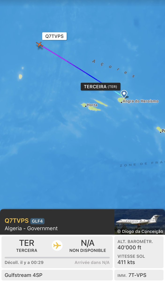 CH_LEBAD's tweet image. 🔴🔴🔴  #7TVPS #AAF🇩🇿 en route vers #KSAV Savannah GA🇺🇸
Centre Gulfstream 
? Retour du #7TVPM