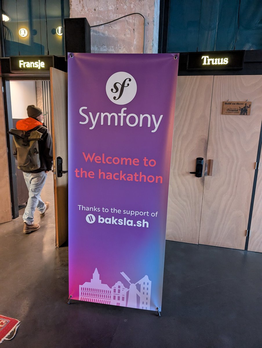 BakslashHQ's tweet image. Fueling the #SymfonyCon Hackday with code, coffee, and @BakslashHQ energy. ☕

Proud to sponsor today&apos;s Hackday and contribute to making @symfony even better. 💛