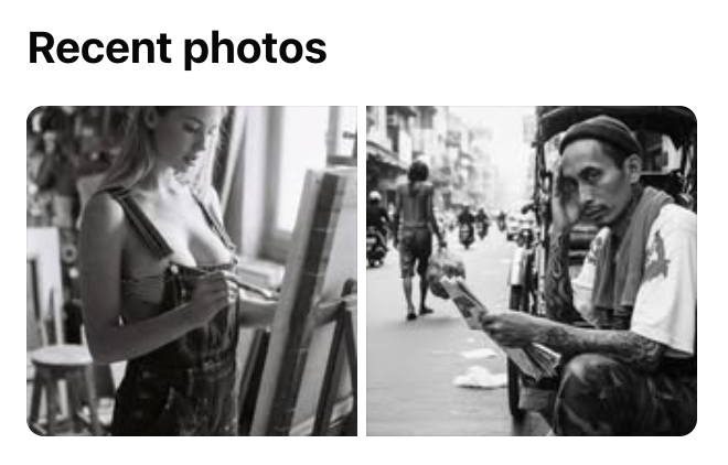 Here are two photos of a member of the "Only Black &amp; White Photos" Facebook group. I'd argue that the second photo is much more interesting than the first.

Can you guess the ratio of likes the first got vs. the second?