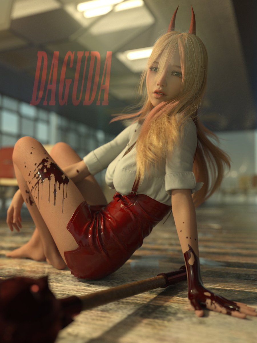 daguda4's tweet photo. パワーちゃん　#chainsawman https://t.co/Ral2MxLobX