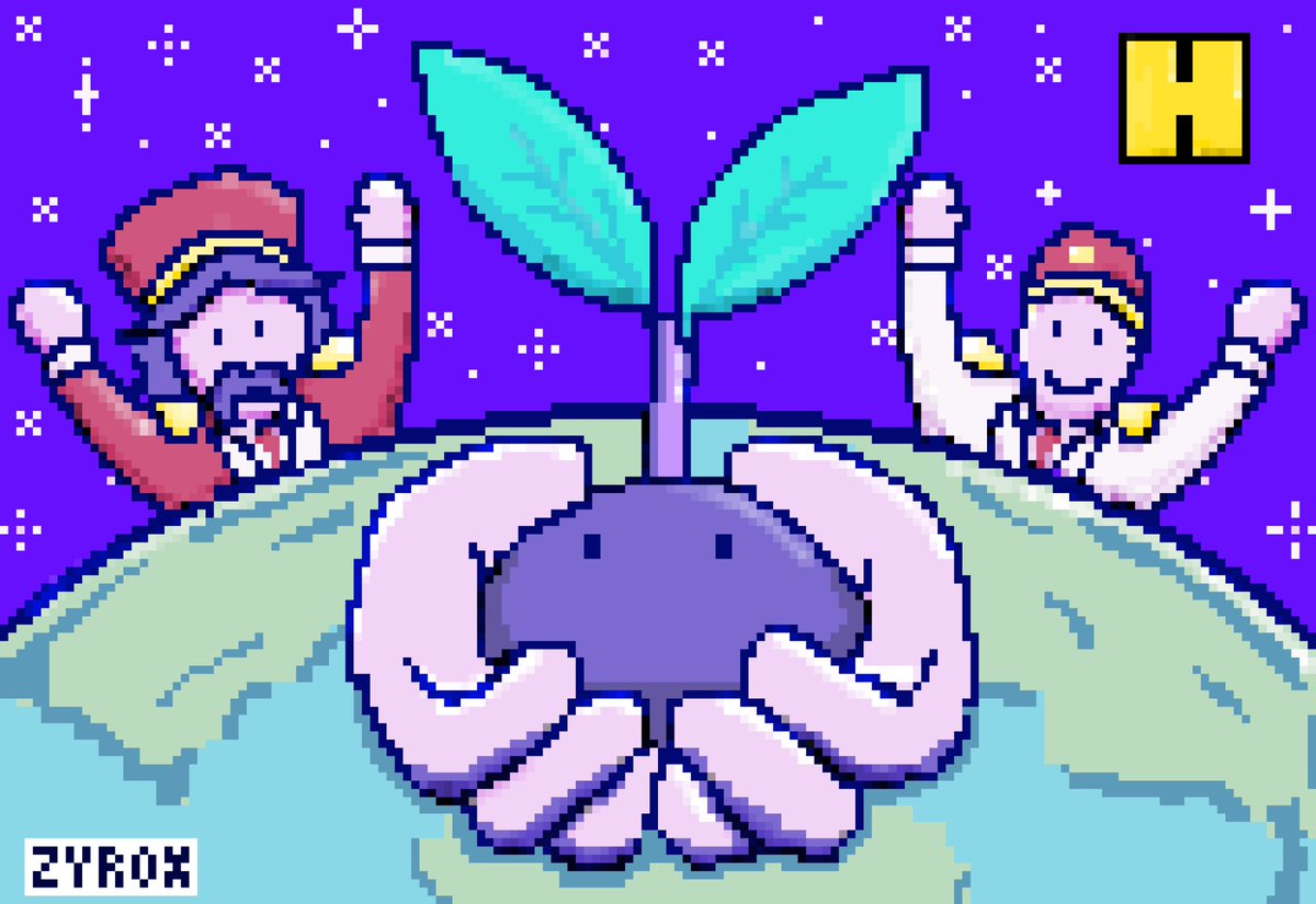 Mi participacion para el concurso #PixelMaW13

Frank y Piccolo en modo “salvemos el planeta” 🌍🌱
Una mano, una flor y mucho Habbo power.

Link con las medidas correctas: imgur.com/a/YByL8Ha

Link en HD: imgur.com/a/LARTN3b

<a href="/ESHabbo/">Habbo ES/MX</a> <a href="/ESkinered/">𝓚𝓲𝓷 ⋅˚₊‧ 🌸 ‧₊˚ ⋅</a> 
<a href="/LinuxEnMac/">Bendecido14 ⚒️</a> <a href="/HB_Xavi/">:𝙓𝙖𝙫𝙞 ❄️</a>