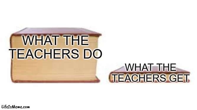 Lifeismeme_com's tweet image. what teachers get - #Memes #memedaily #Justforfun #Funny #Jokes #lol