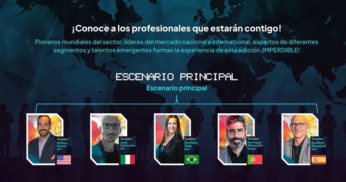Atención, el lunes 1 de diciembre arranca el PBEX Experiencie, 9ª edición, 5 días de charlas para crecer gracias al #personalbranding

Más info e inscripciones: pbexexperience.com