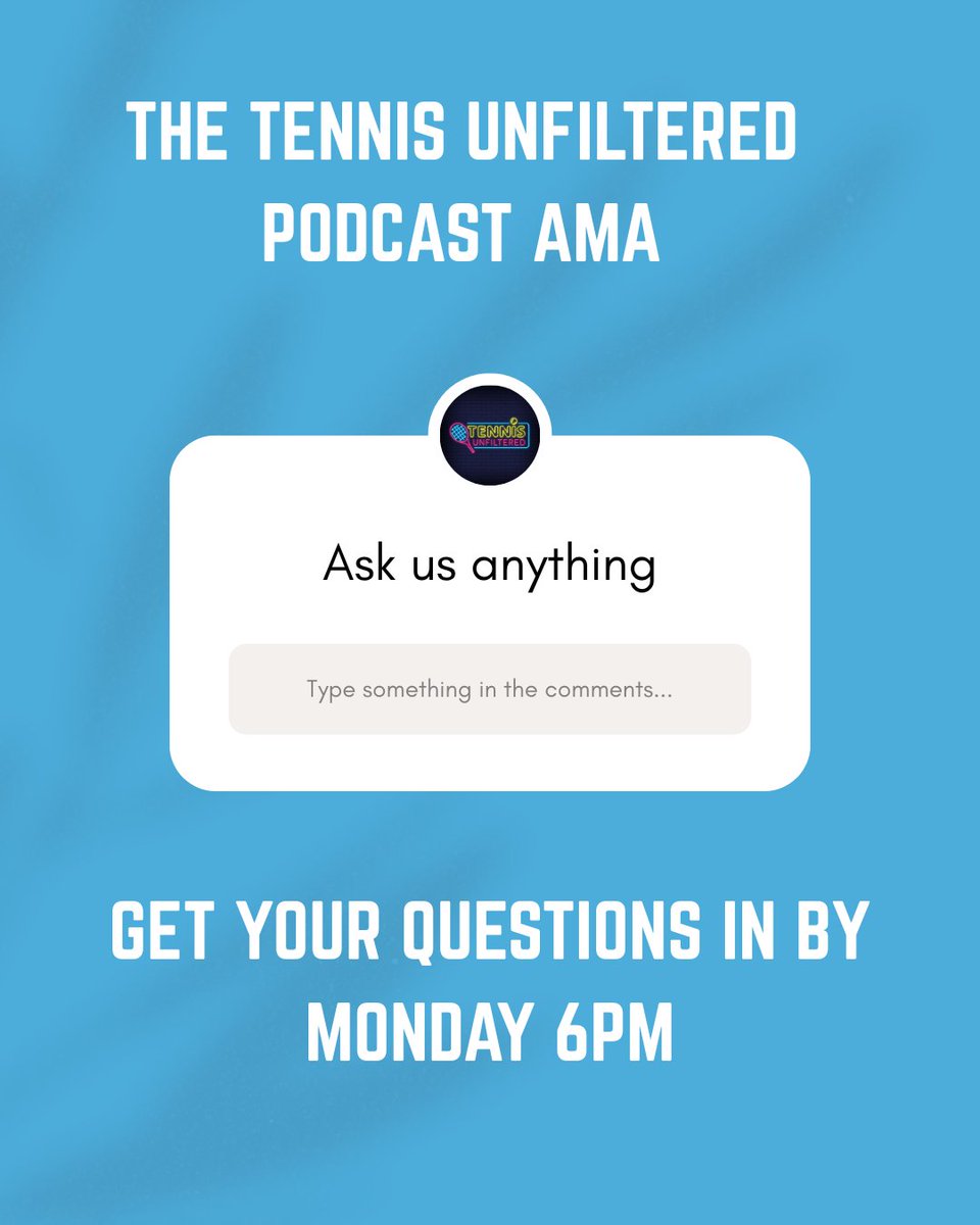 Tennis Unfiltered Podcast tweet media