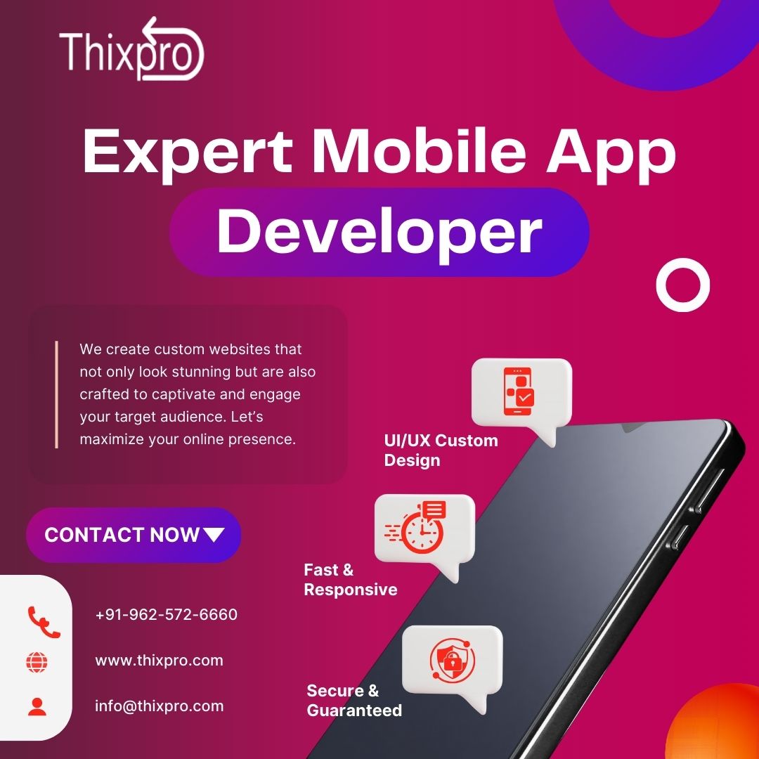 thixproit's tweet image. Your business deserves an app that stands out!

From UI/UX design to full development—Thixpro delivers excellence.
Let’s create something amazing together. 📱✨

#MobileAppDevelopment #DigitalGrowth #Thixpro