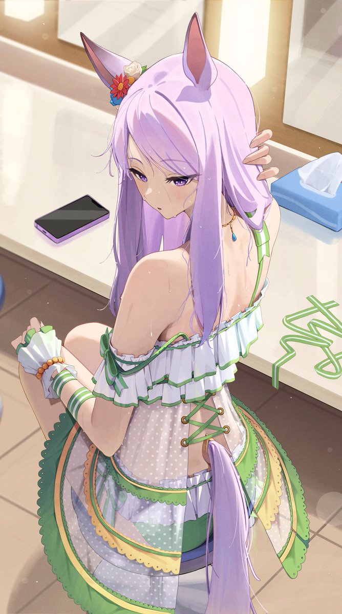 汗だくウマ娘９
Sweaty Umamusume９

汗だくマックちゃん
Sweaty McQueen
#ウマ娘 #umamusume