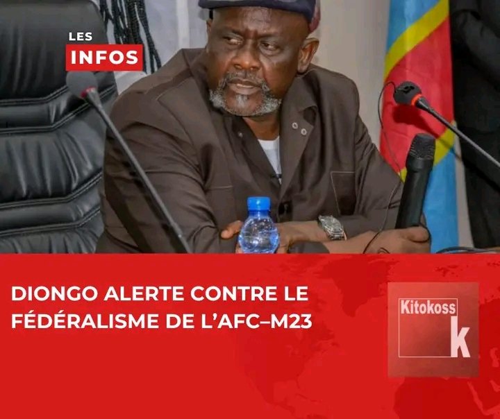 henockmafu69735's tweet image. 🔴🇨🇩 Frank Diongo (MLP) rejette le projet fédéraliste de l’AFC–M23, qu’il juge porteur de risques de balkanisation et de révision opportuniste de la Constitution. 

Il appelle à suspendre ce discours pour préserver la cohésion nationale et l’esprit des compromis historiques.