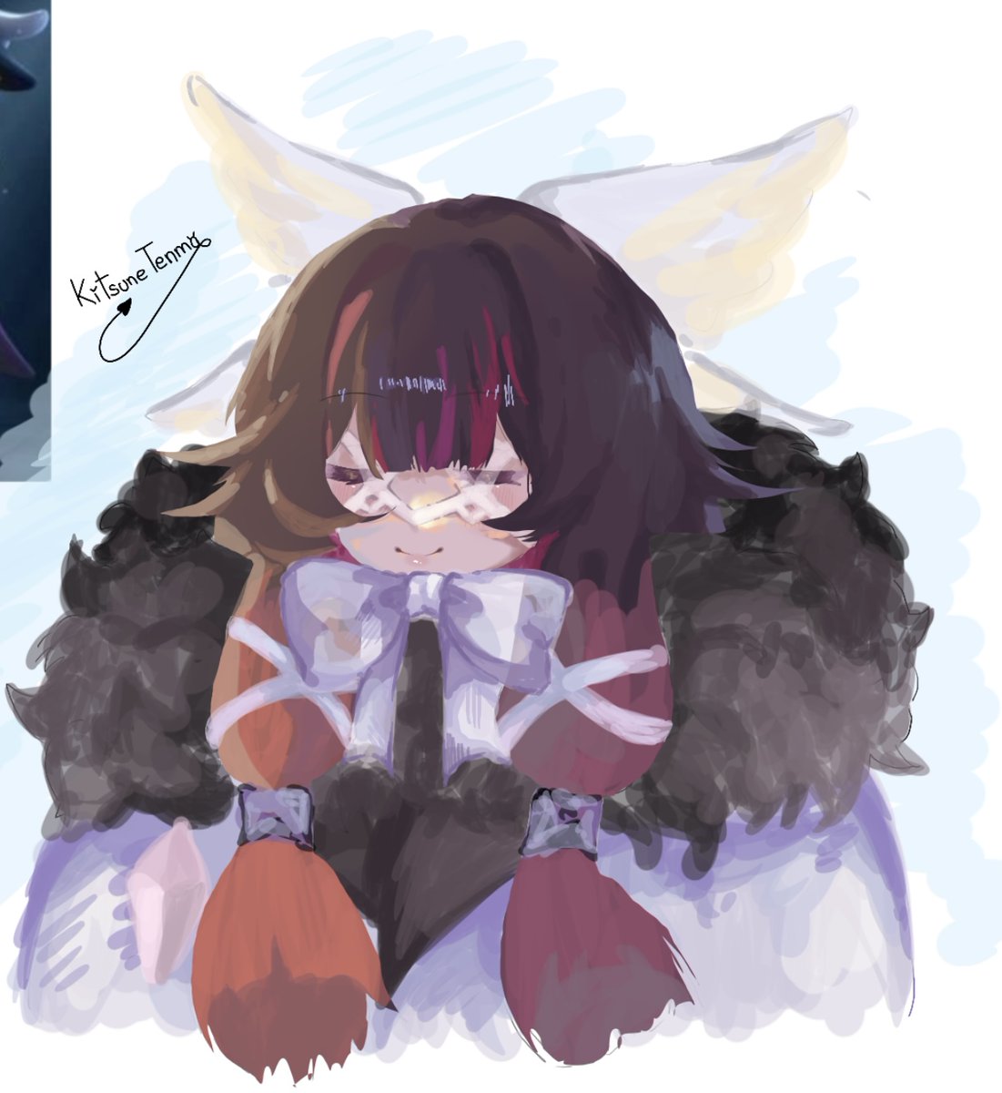 KitsuneTenma's tweet image. #Columbina  My first Columbina art vs my last oneᕦ(ò_óˇ)ᕤ