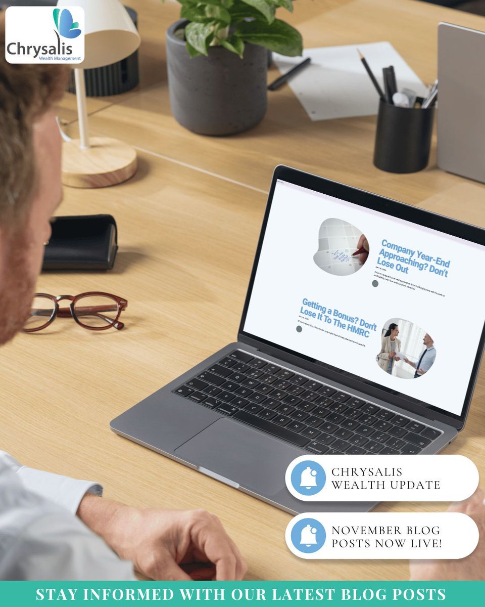 chrys_wealth's tweet image. 🔔November Blog Posts Now Live!🔔

Stay informed with our latest blog posts:
🦋Company Year-End Approaching? Don’t Lose Out
🦋Getting a Bonus? Don&apos;t Lose It To The HMRC

Available to read on our website for free.
Link in our bio🌍

#blogpost #contentalert #financialadvice